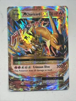 Pokemon TCG XY Evolutions Holo Ultra Rare Mega M Charizard EX 13/108 - Image 1