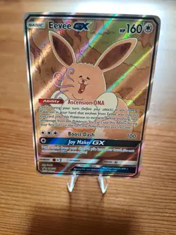 Pokemon TCG Eevee GX (Full Art) SM233 Sun & Moon Black Star Promo - Image 1