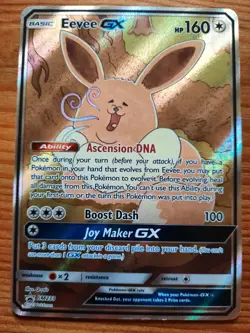 Pokemon TCG Eevee GX (Full Art) SM233 Sun & Moon Black Star Promo - Image 2