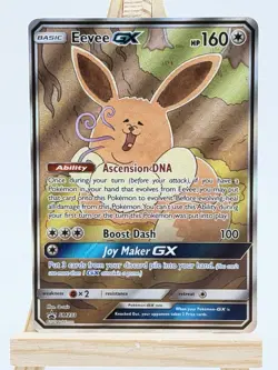 Pokemon TCG Eevee GX SM233 Full Art Promo Black Star Ultra Rare Holo - Image 1