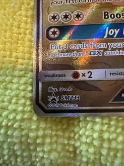 Pokemon TCG Eevee GX SM233 Full Art Black Star Promo Sun & Moon NM - Image 5
