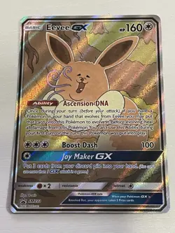 2 Pokemon TCG Eevee GX SM233 Alternate Full Art Black Star Promo NM Sun & Moon - Image 4