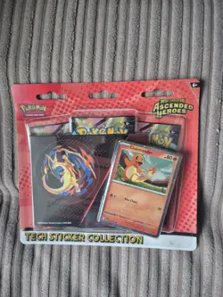 2 x Pokemon TCG Ascended Heroes Tech Sticker Collection Charmander & Gastly - Image 2