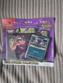 2 x Pokemon TCG Ascended Heroes Tech Sticker Collection Charmander & Gastly - Image 3