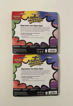 2 x Pokemon TCG Ascended Heroes Tech Sticker Collection | Gastly & Charmander - Image 2