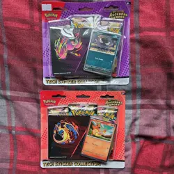 2 x Pokemon TCG Ascended Heroes Tech Sticker Collection | Gastly & Charmander🔥 - Image 1