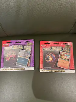 2 x Pokemon TCG Ascended Heroes Tech Sticker Collection | Gastly & Charmander ✅✅ - Image 1