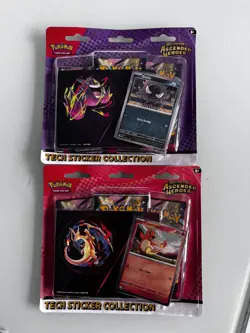 2 x Pokemon TCG Ascended Heroes Tech Sticker Collection | Gastly & Charmander🔥 - Image 1
