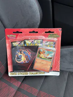 2 x Pokemon TCG Ascended Heroes Tech Sticker Collection | Gastly & Charmander🔥 - Image 1