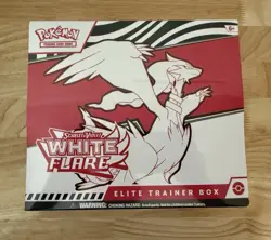 Pokemon TCG Scarlet & Violet - White Flare Elite Trainer Box ETB - NEW & SEALED - Image 1