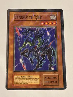 Yu Gi Oh TCG Fake Card Universe Animal Fighter - Image 1