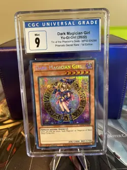 Dark Magician Girl Yu-Gi-Oh! MP22-EN268 CGC 9 MINT With Scritchy Scratch - Image 1