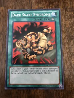 Yu-Gi-Oh! TCG Dark Snake Syndrome Unlimited LCYW-EN271 Rare NM - Image 1