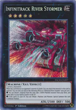 Infinitrack River Stormer - INCH-EN007 - Secret Rare - 1st Edition NM YuGiOh! T - Image 1