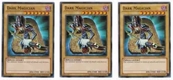 Yugioh - Dark Magician YSYR-EN001 Unlimited / 1st Common x3 - Image 1