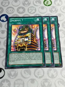 3x Jackpot 7 - PRIO-EN068 - Common (LP/NM) - Yugioh Playset - Image 1