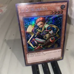Yugioh , D.D. Warrior (Prismatic Secret Rare) SBC2-ENC08 1st Edition - Image 3