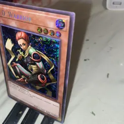 Yugioh , D.D. Warrior (Prismatic Secret Rare) SBC2-ENC08 1st Edition - Image 4