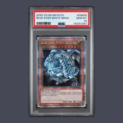 Konami Blue-Eyes White Dragon KC01 PSA 10 Gem Mint Holo English Yu-Gi-Oh! - Image 1