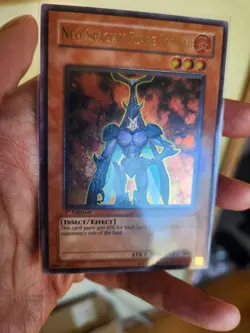 Yu-Gi-Oh Neo-Spacian Flare Scarab POTD-EN004 Ultimate Rare NM - Image 1