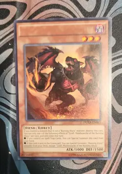 Graff, Malebranche of the Burning Abyss DUEA *RARE MISPRINT* NO INK - Image 1