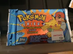 Pokemon vintage Series 2 pack of cards unopened RARE *SEALED* perfect condition - Image 1