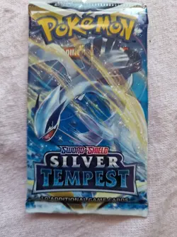 Pokemon TCG Sword & Shield Silver Tempest Booster Pack 10 cards - New & Sealed - Image 1
