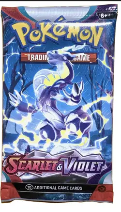 Pokemon TCG Scarlet and Violet Sealed Booster Pack 10 Cards - Image 1
