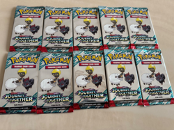 Pokemon Cards - 10 packs - Scarlet Violet Journey Together - Fun Pack - Sealed - Image 1