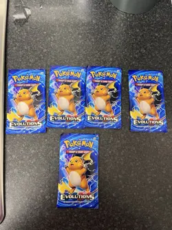 15 Packs Pokemon Evolution Cards Booster Pack Factory Sealed £1 a pack! - Image 3