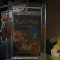 Pokemon TCG Base Set Booster Pack Charizard Art Sealed 11 Cards *HEAVY* - Image 3