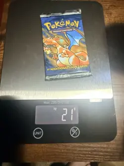 Pokemon TCG Base Set Booster Pack Charizard Art Sealed 11 Cards *HEAVY* - Image 5