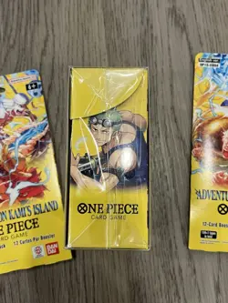 One Piece OP15 Adventure On Kami’s Island Lot Double Pack Set + 2 Sleeve Booster - Image 4