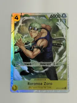 Roronoa Zoro SR OP15-113 ENGLISH ONE PIECE Card Adventure on KAMI’s Island OP15 - Image 1