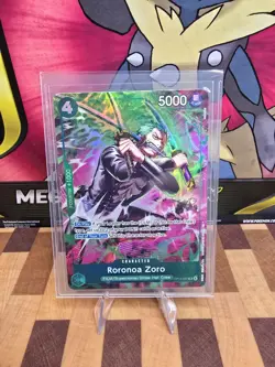One Piece OP15 Roronoa Zoro OP13-037 TR Foil - Adventure On Kami's Island Eng - Image 1