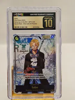 Sabo One Piece CGC PRISTINE 10 PERFECT OP13-120 SEC Parallel Alt Art ENGLISH - Image 1