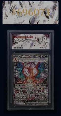 Pokemon TCG Charizard EX Card Scarlet Violet Obsidian Flames 223/197 Ace 10 - Image 3