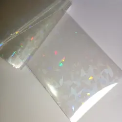 50PCS Holographic Card Sleeves 65x90mm TCG MTG Pokemon Holder Trading Gemstones - Image 2