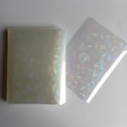 50PCS Holographic Card Sleeves 65x90mm TCG MTG Pokemon Holder Trading Gemstones - Image 3