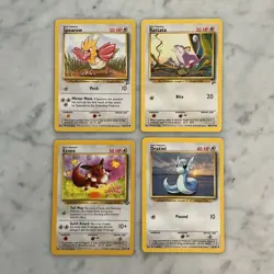 Pokemon Card Lot 1999 WOTC 50 Different Cards All NM, Lots Of Uncommon - Image 2