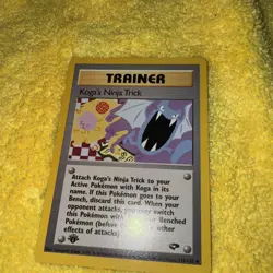 Pokemon Card - Koga's Ninja Trick Gym Challenge 115/132 1st Edition - Image 1
