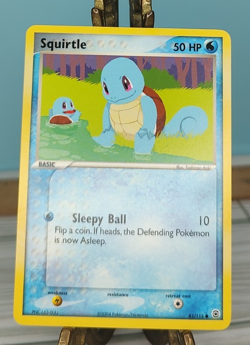 Pokemon Squirtle 82/112 2004 Fire Red & Leaf Green Non Holo Trading Card TCG - Image 1