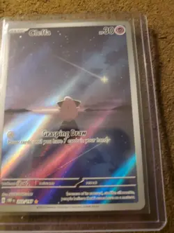 Pokemon TCG Cleffa Holo Card 202/197 Obsidian Flames Special Illustration Rare - Image 1