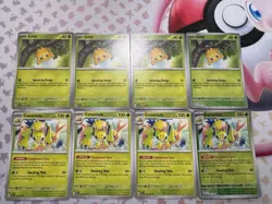 Pokemon TCG Shrouded Fable Joltik/Galvantula Play set - 8 Cards (1 Reverse Each) - Image 1