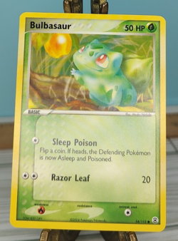 Pokemon FireRed & LeafGreen Bulbasaur 54/112 Common Non Holo Trading Card TCG - Image 1