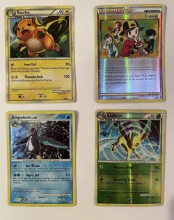 Vintage Pokemon Mid-Era Holo Card Lot Of 6 Rares, Various Sets 2007-2011 Leafeon - Image 2