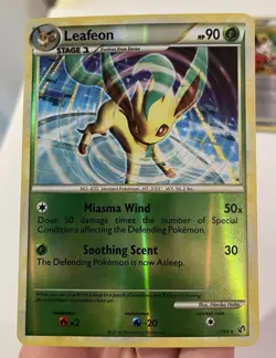 Vintage Pokemon Mid-Era Holo Card Lot Of 6 Rares, Various Sets 2007-2011 Leafeon - Image 4