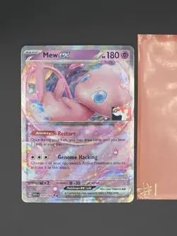 Mew ex 151/165 Prize Pack Series Cards Double Rare Holo English - Image 1