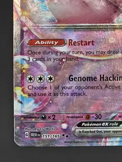 Mew ex 151/165 Prize Pack Series Cards Double Rare Holo English - Image 4