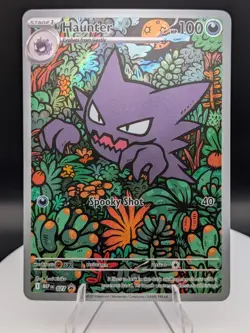 Pokemon TCG: Mega Evolution: Haunter (027) Black Star Promo Card (NM) - Image 1
